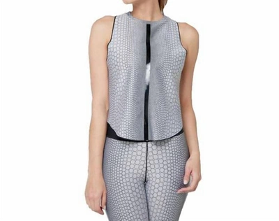 Shop Ultracor Pearls Naos Top In Grey