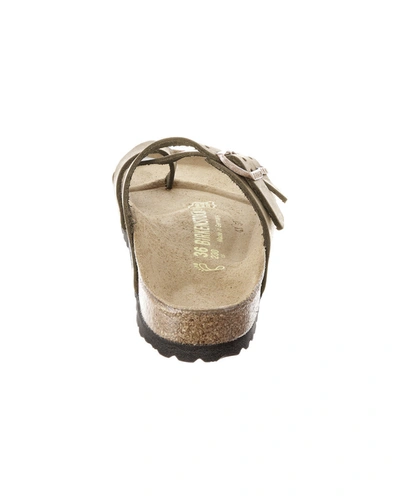 Shop Birkenstock Women's Mayari Oiled Leather Sandal In Brown