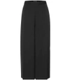 ALEXANDER MCQUEEN Pleated wool culottes