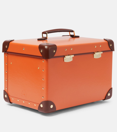 Globe-trotter Centenary Vanity Case In Orange Brown