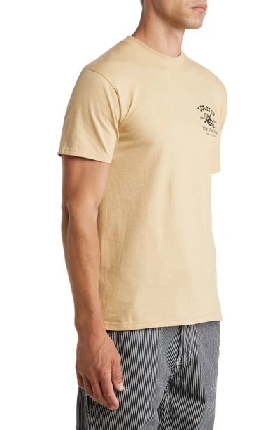 Shop Vans Middle Of Nowhere Cotton Graphic T-shirt In Taos Taupe