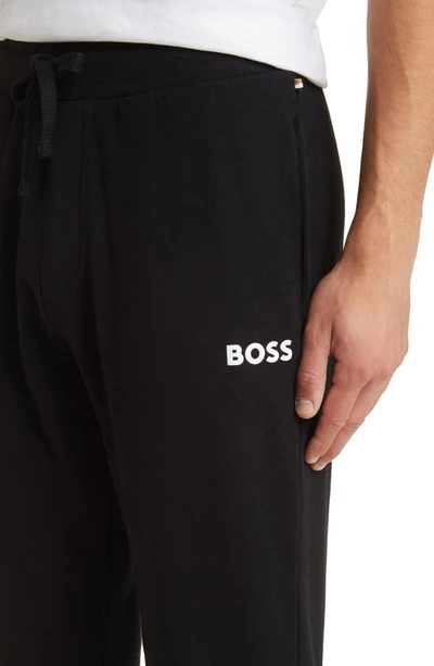 Shop Hugo Boss Fashion Lounge Joggers In Black