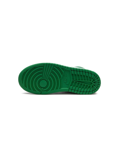 Shop Jordan Air  1 "lucky Green" Sneakers In Black