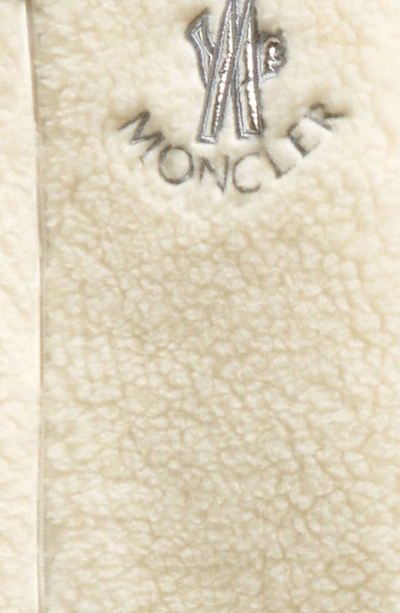 Moncler Kids' Teddy Bear Hooded Fleece Jacket & Sweatpants Set In White