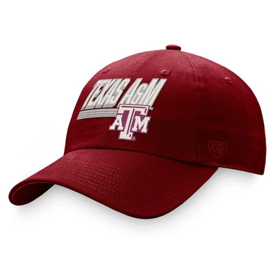 Top Of The World Men's  Maroon Texas A&m Aggies Slice Adjustable Hat In Maroon