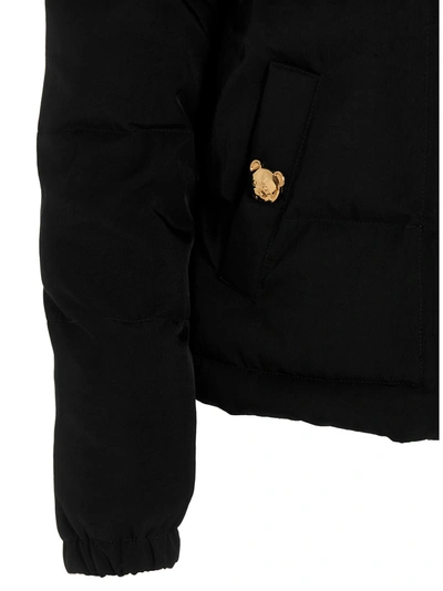 Shop Moschino 'teddy Bear' Hooded Puffer Jacket