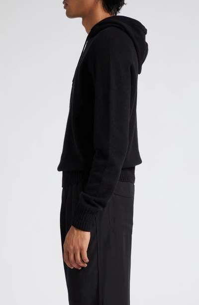 Shop Tom Ford Cashmere Blend Hoodie Sweater In Black