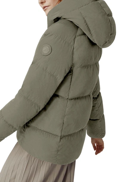 Shop Canada Goose Marlow Water Repellent 750 Fill Power Down Jacket In Sagebrush-armoise