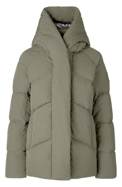 Shop Canada Goose Marlow Water Repellent 750 Fill Power Down Jacket In Sagebrush-armoise