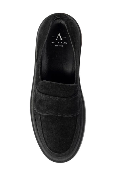 Aquatalia Lorita Slip on Sneaker In Black ModeSens