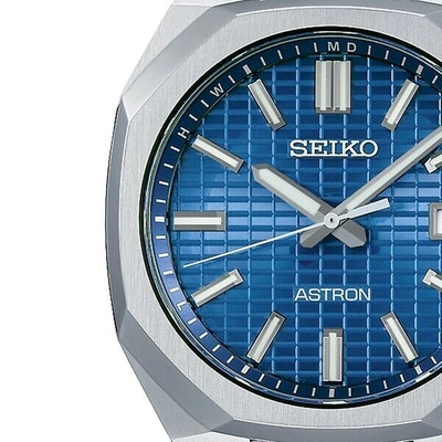 Pre-owned Seiko Astron Sbxy061 Nexter Blue Dial Titanium Radio Solar Men Watch 2023 Japan