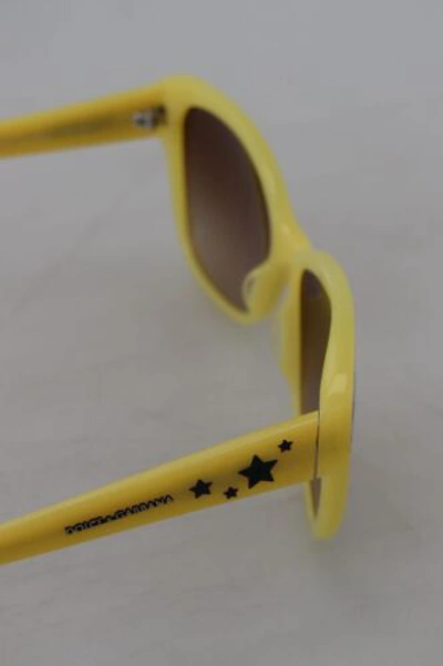 Pre-owned Dolce & Gabbana Dolce&gabbana Dg 4124 Women Yellow Sunglasses Acetate Gradient Casual Eyeglasses In Gray