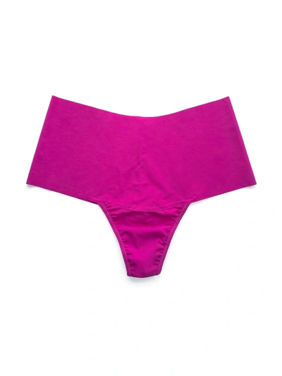 Shop Hanky Panky Breathesoft™ High Rise Thong In Pink