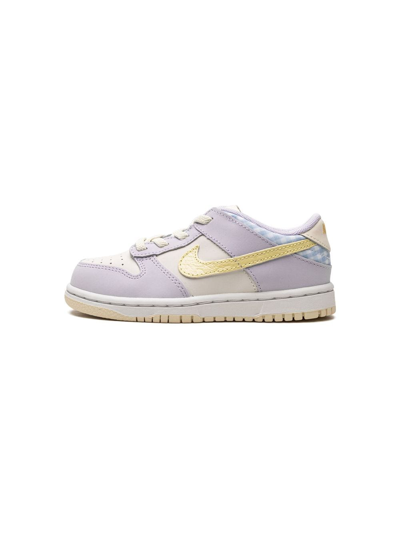 Nike Dunk Low Se Bg "easter" Sneakers In Purple