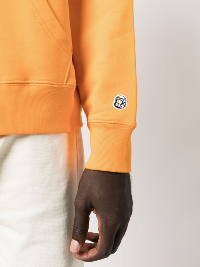 Shop Billionaire Boys Club Logo Cotton Hoodie In Orange