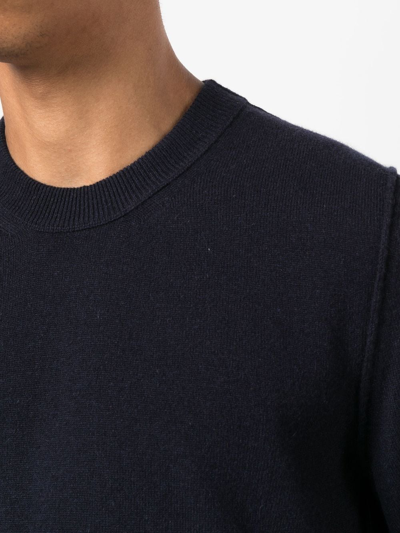 Shop Maison Margiela Cashmere Sweater In Blue