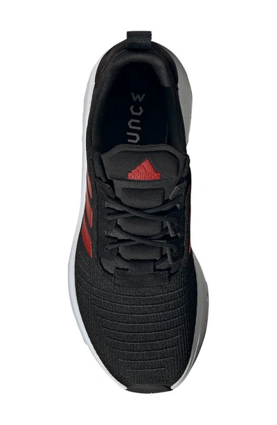 Shop Adidas Originals Swift Run 23 Running Shoe In Black/ Scarlet/ White