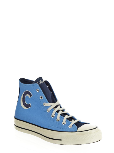 Shop Converse High-top Sneakers In Blue