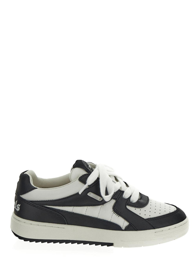 Shop Palm Angels University Bi-toned Sneakers In White