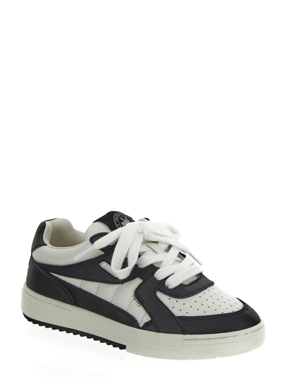 Shop Palm Angels University Bi-toned Sneakers In White