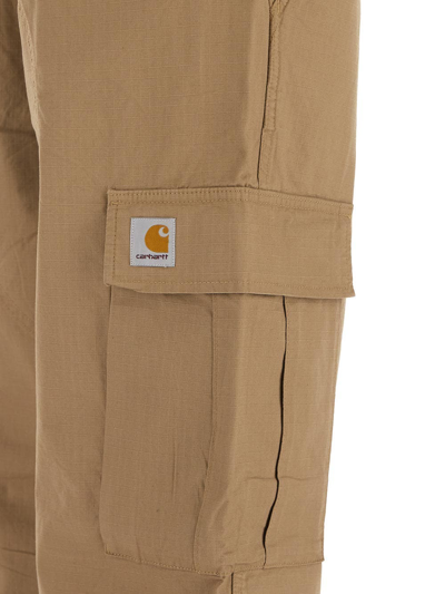 Shop Carhartt Regular Cargo Pants In Beige