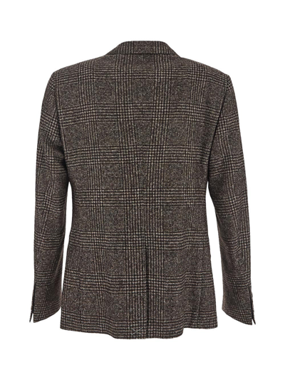 Shop Dolce & Gabbana Single-breasted Felted Jacket In Brown