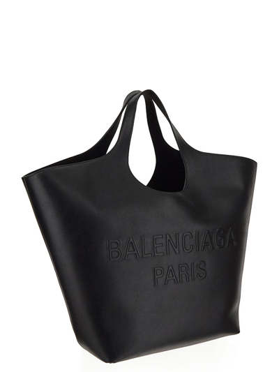 Shop Balenciaga Mary Kate Tote Bag In Black