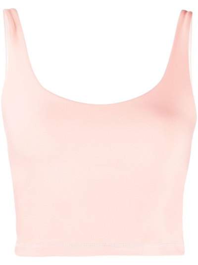 Shop The Upside Tess Logo-print Sleeveless Top In Pink