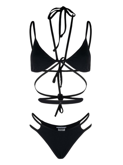 Shop Andreädamo Andreadamo Double Bikini Clothing In 004 0473 Black