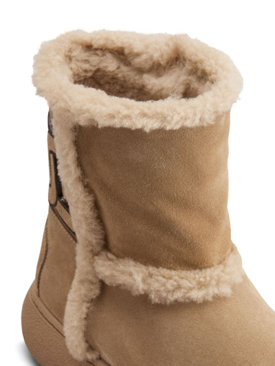 Shop Tod's Boots Shoes In Nude &amp; Neutrals