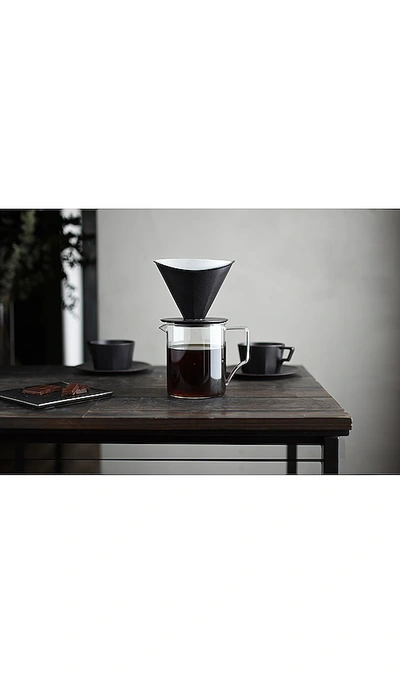 Shop Kinto Oct Brewer Cup In Black