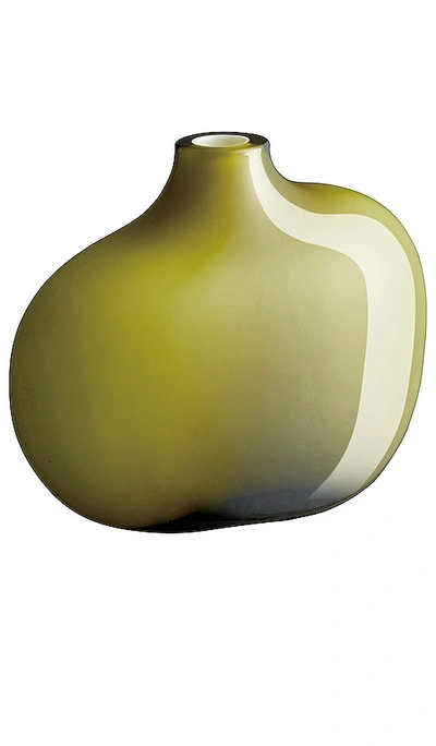Shop Kinto Sacco Vase Glass 01 In Green