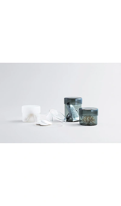Shop Kinto Medium Schale Glass Case In Smoke