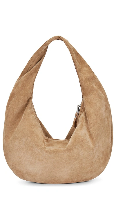 Flattered Alva Big Bag In Suede Sand