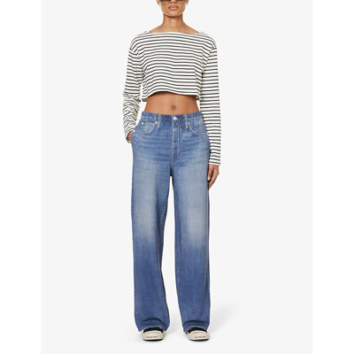 Rag & Bone Miramar Slip-pocket Mid-rise In Lenox