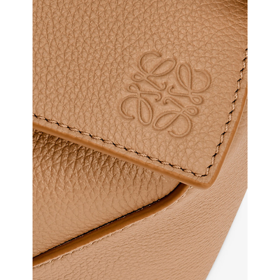 Loewe Womens Toffee Puzzle Small Leather Shoulder Bag In Toffee