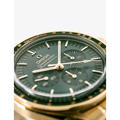 Shop Omega Pre-loved  310.60.42.50.10.001 Speedmaster Moonwatch Professional 18ct Moonshine-gold Automatic