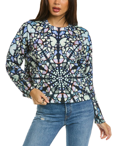 Shop Ted Baker Ashlina Boxy Fit Sweater In Blue
