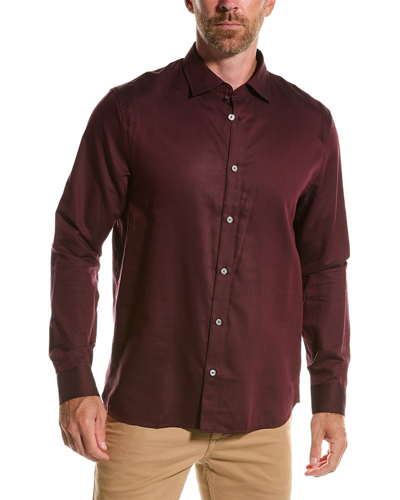 Shop Ted Baker Layer Shirt In Red
