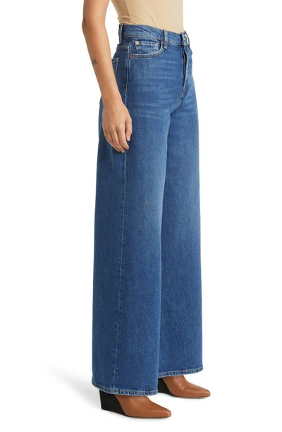Shop 7 For All Mankind Zoey High Waist Crop Wide Leg Jeans In Explorer