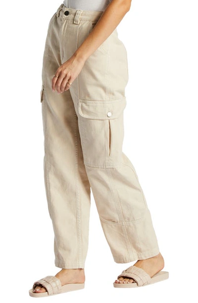 Shop Billabong Wall To Wall Cargo Pants In Anw-antique White