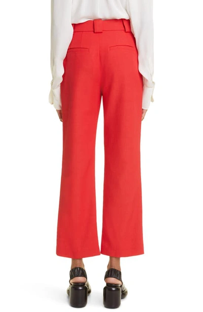 Shop A.l.c Foster Ankle Pants In Ruby