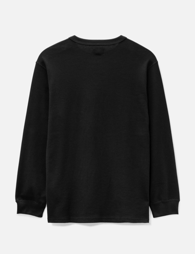 Shop Thisisneverthat Waffle Top In Black