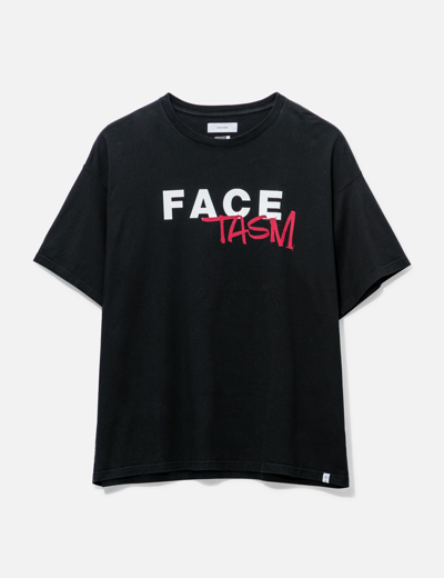 Shop Facetasm Logo T-shirt In Black