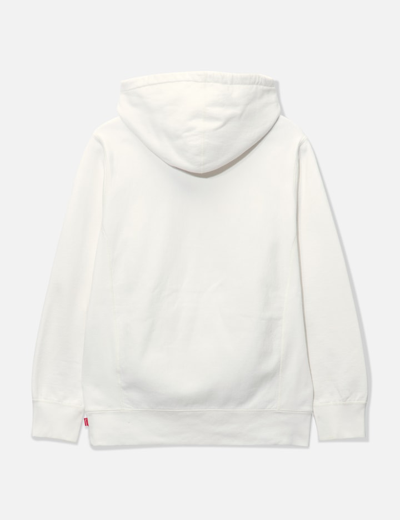 Shop Supreme X Comme Des Garçons Box Logo Hoodie In White