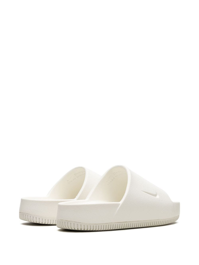 Nike Calm "sail" Slides In White