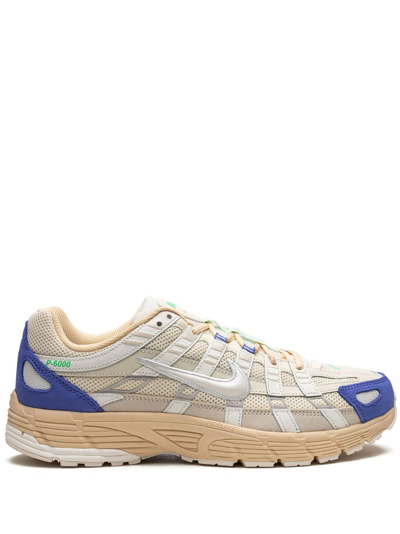 Nike P-6000 Sneakers In Stone And Blue-neutral In Neutrals