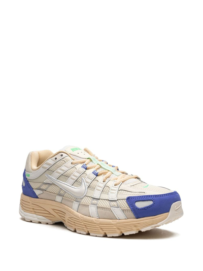 Nike P-6000 Sneakers In Stone And Blue-neutral In Neutrals