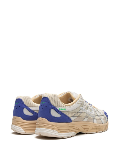 Nike P-6000 Sneakers In Stone And Blue-neutral In Neutrals