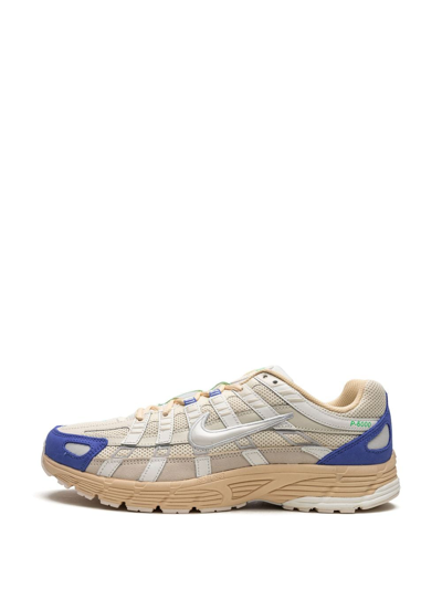 Nike P-6000 Sneakers In Stone And Blue-neutral In Neutrals